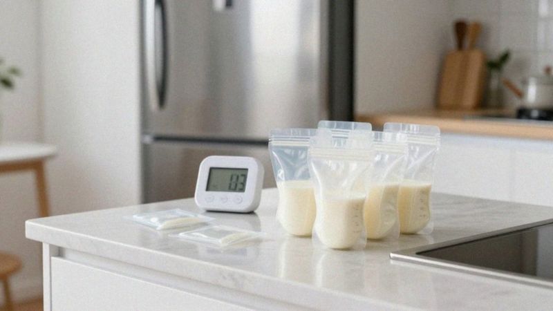 Jak przygotować odciągnięte mleko do zamrażarki?