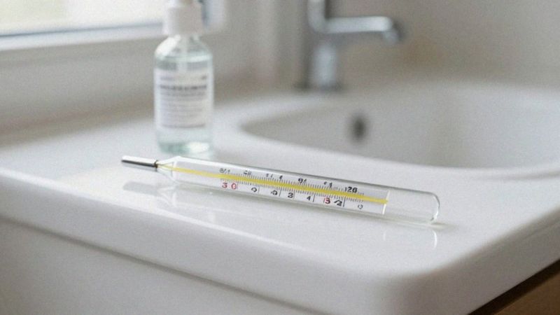 Ile czasu mierzyć temperaturę pod pachą termometrem rtęciowym?