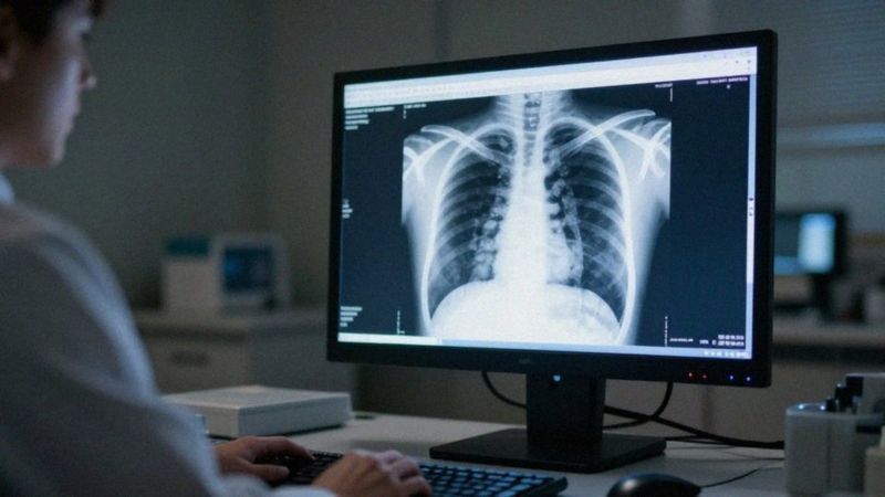Jak interpretować cechy raka płuca na RTG klatki piersiowej?