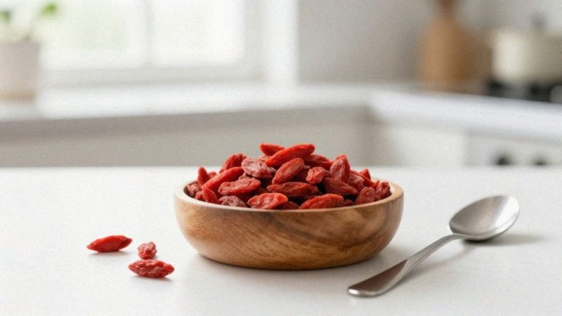 Ile suszonych jagód goji warto jeść dziennie?