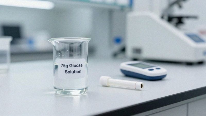 Kiedy zleca się test obciążenia glukozą 75 g?
