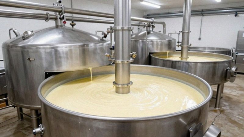 Jak przebiega podgrzewanie i oddzielanie serwatki?