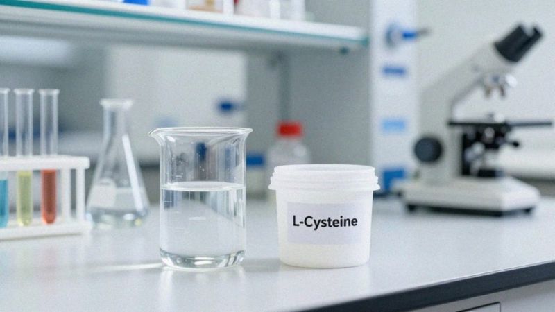 Jak L-cysteina wspiera syntezę glutationu?