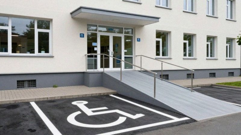 Czy placówki mają parking i udogodnienia dla niepełnosprawnych?