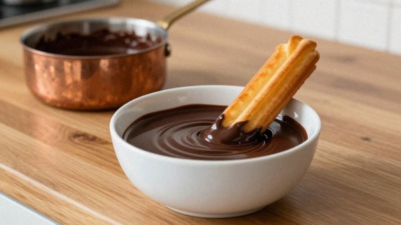 Jak przygotować gęsty sos czekoladowy do chocolate con churros?