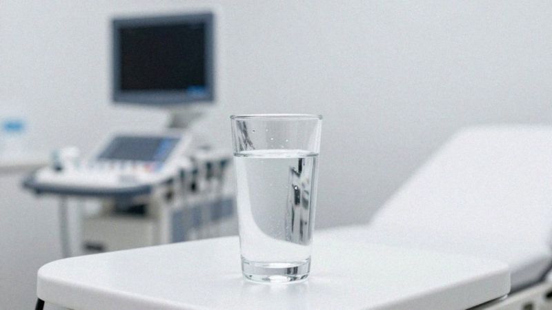 Co pić zamiast kawy przed USG brzucha?