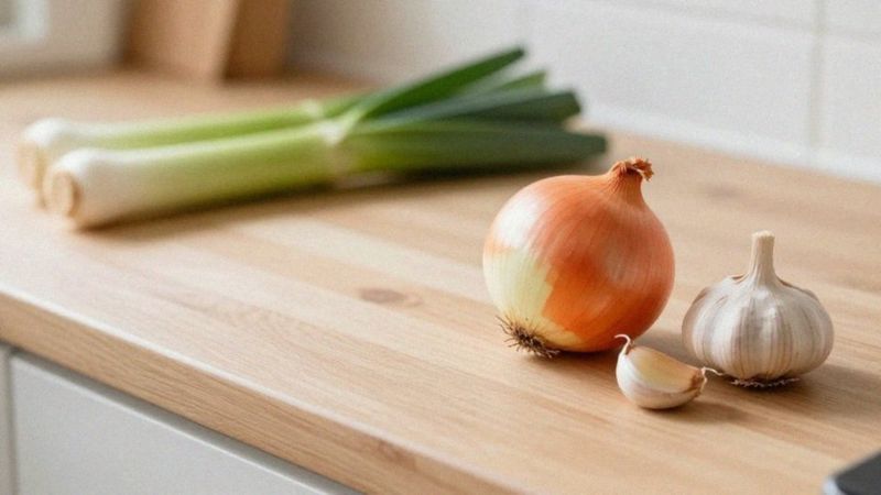Jakie są reakcje krzyżowe przy cebuli?