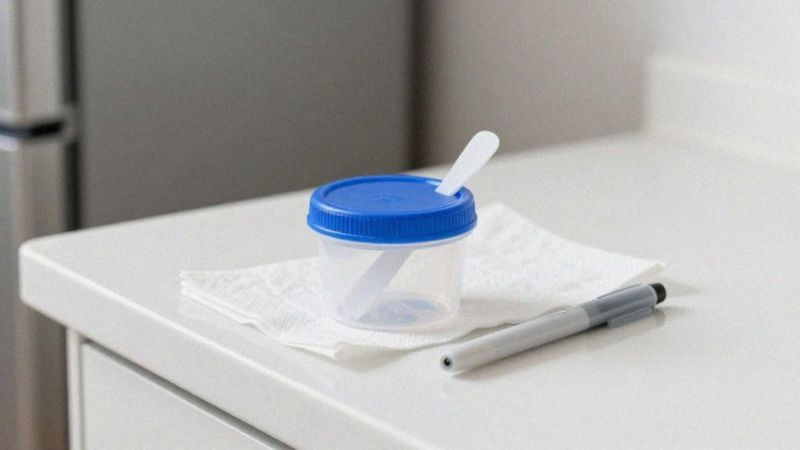 Jak przechowywać i transportować próbkę kału niemowlaka?