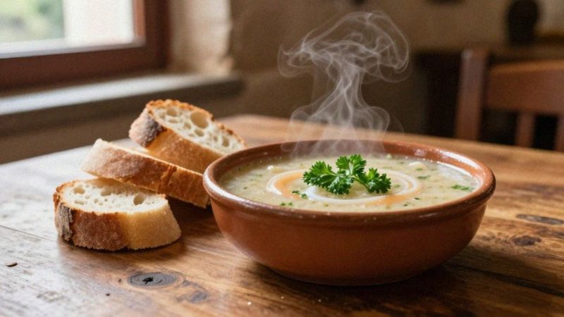 Kiedy i jak podaje się sopa de ajo?