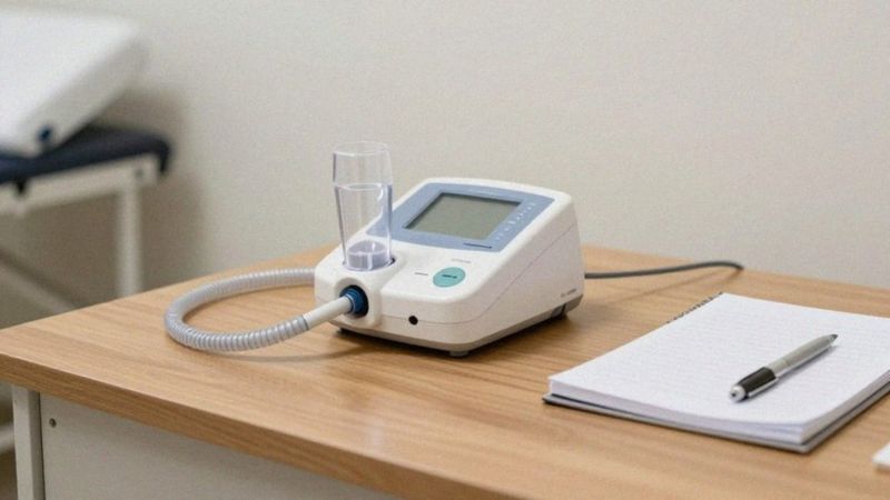 Jak przygotować spirometr do użycia?