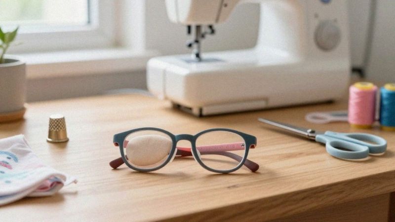 Jak uszyć obturator na okulary dla dziecka?