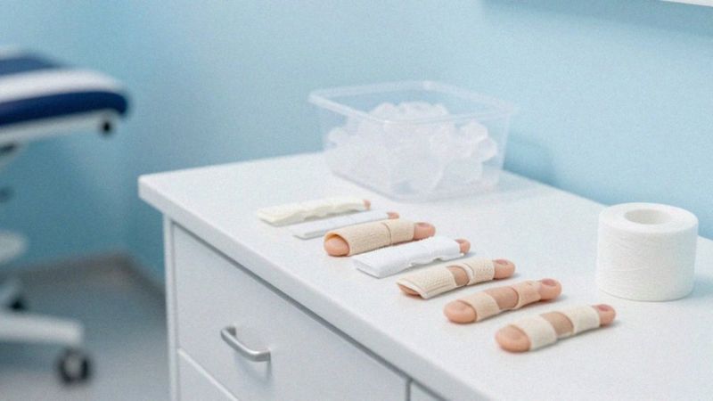 Jak zabezpieczyć i unieruchomić palec po zerwaniu ścięgna prostownika?