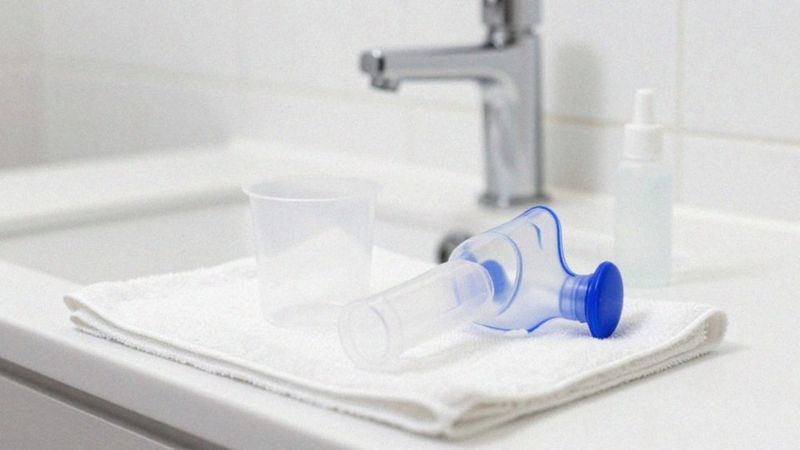 Jak czyścić i dezynfekować nebulizator po inhalacji?