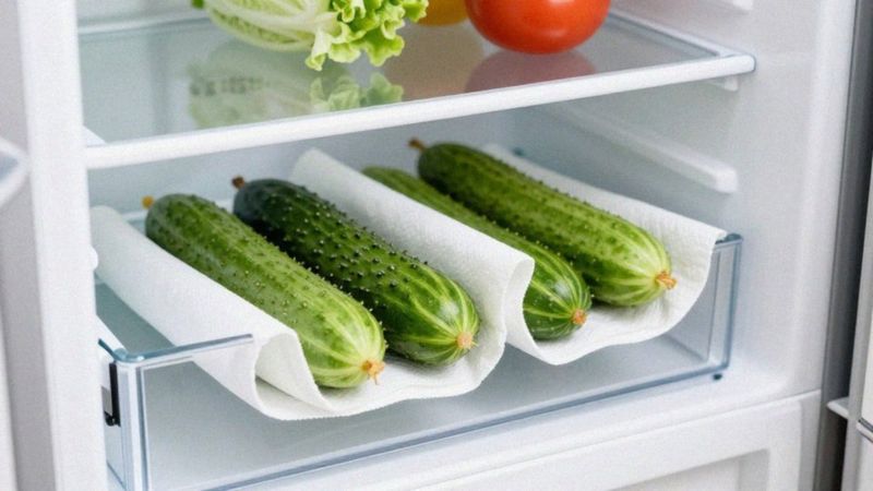 Jak przechowywać świeże ogórki szklarniowe?