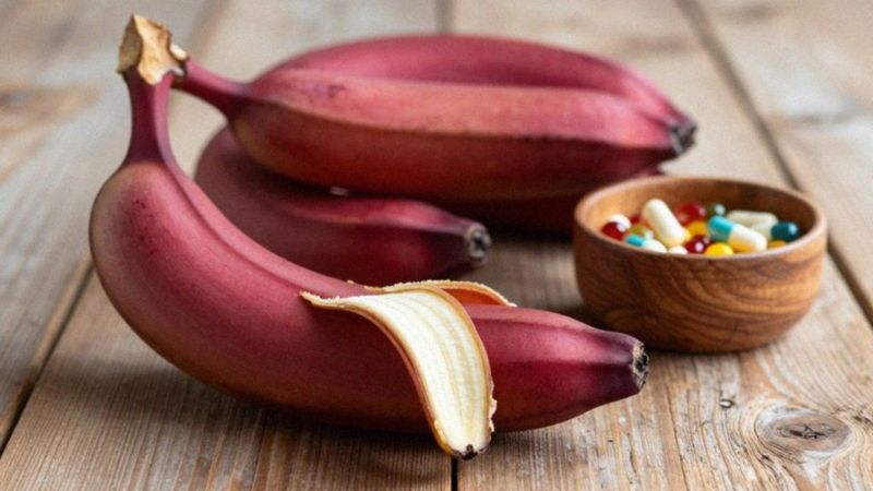 Jakie witaminy i minerały zawiera czerwony banan?