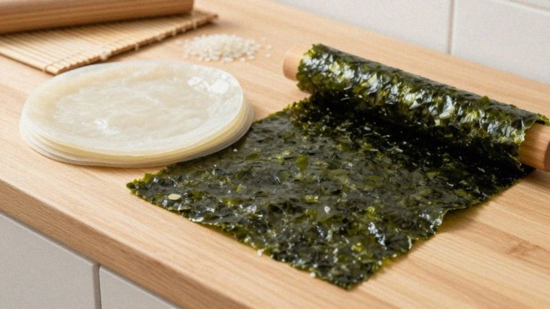 Kiedy użyć nori, a kiedy papieru ryżowego?