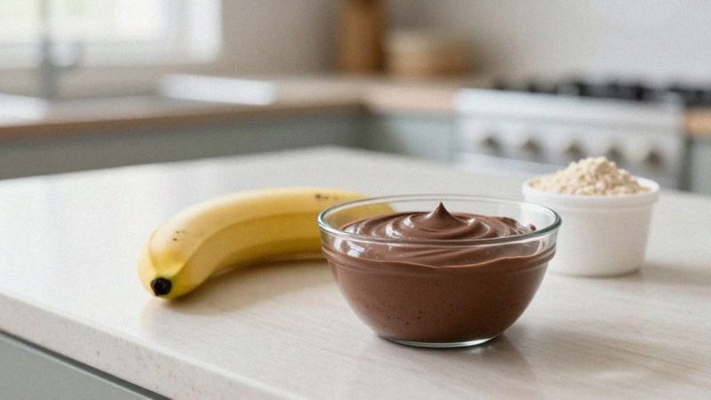 Jak zrobić proteinowy fit mus czekoladowy po treningu?