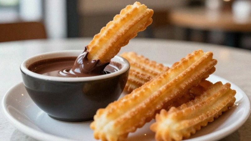 Dlaczego podaje się churros z gorącą czekoladą?
