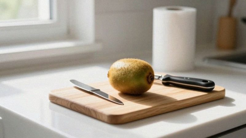 Co zrobić przed obieraniem kiwi?