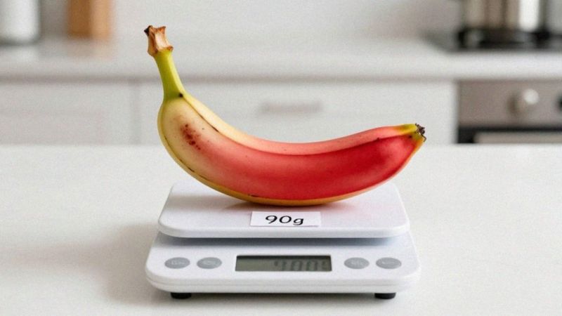 Ile kalorii i makroskładników ma czerwony banan?