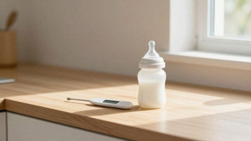 Jaką temperaturę powinno mieć mleko przed podaniem?