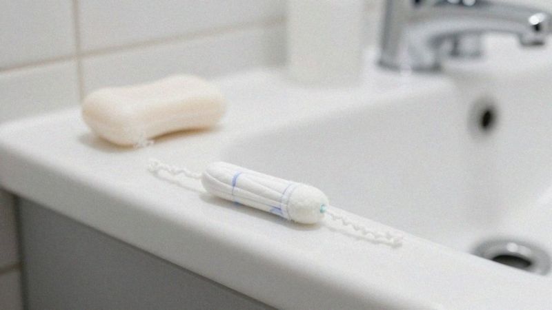 Jak przygotować tampon przed wejściem do wody?