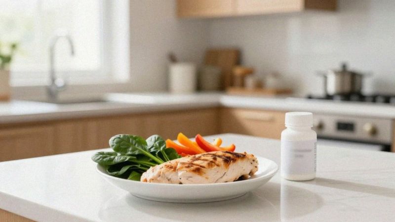 Jak uniknąć utraty mięśni i niedoborów przy 1000 kcal?