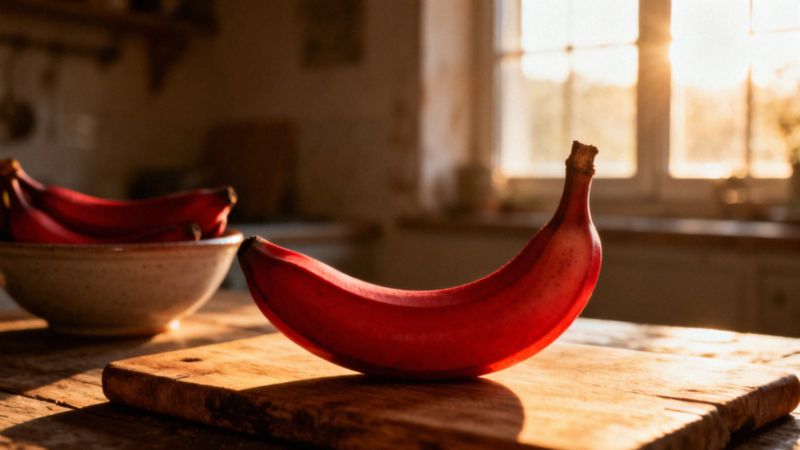 Czerwony banan: wartości odżywcze, korzyści zdrowotne i jak go jeść
