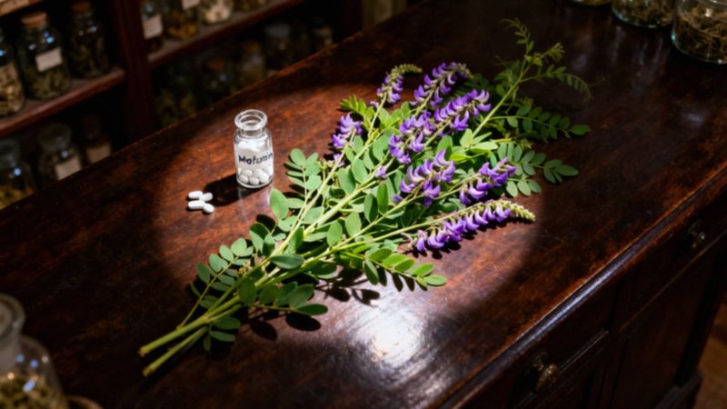 Galega officinalis a metformina — czy rutwica lekarska może zastąpić lek na cukrzycę?