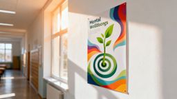 Jak dbać o zdrowie psychiczne? Skuteczny plakat edukacyjny
