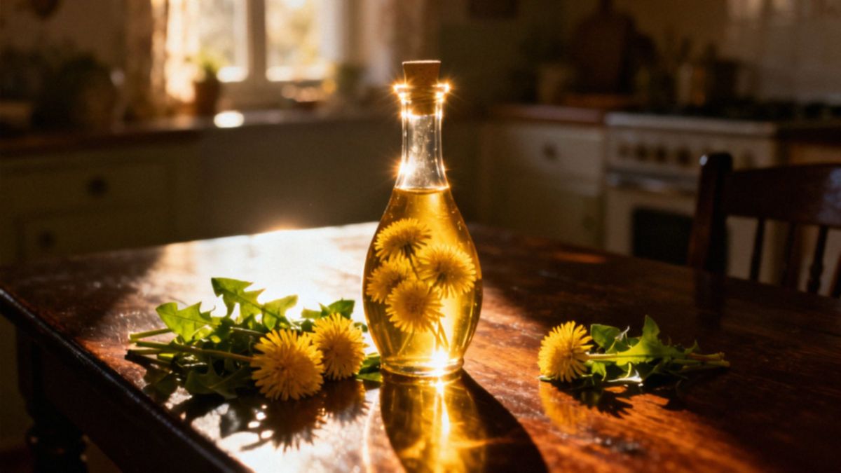 Nalewka z mniszka lekarskiego — na co pomaga i jak ją przygotować?