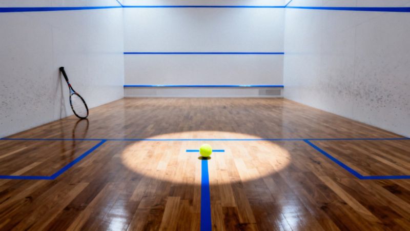 Squash a kalorie — ile spalisz podczas godziny gry?